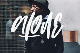 Alone: A Modern Script Font for Makers