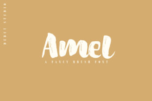 Amel: A Handwritten Font for Crafters