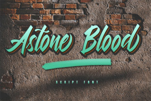Astone Blood: The Handwritten Font for Urban Campaigns