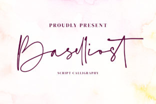 Baselliost: A Bold Script Font for Crafters