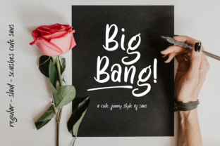 Big Bang: A Bold Script Font for Makers