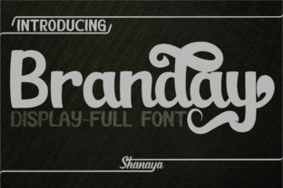 Branday: A Playful Script Font for Editorial Design