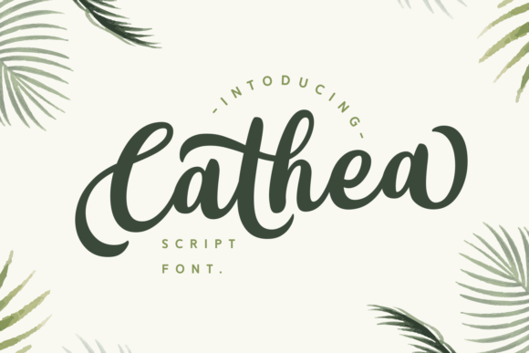 Cathea: A Bold Script Font for Impactful Campaigns
