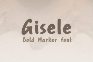 Gisele: A Bold Handwritten Font for Editorial Design