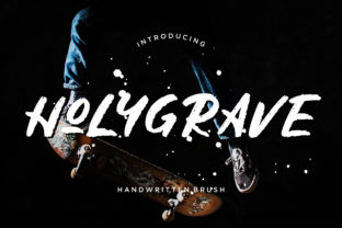 Holygrave: A Handwritten Typeface for Editorial Design