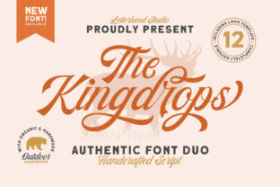 Kingdrops Duo: A Playful Typeface for Digital Brands