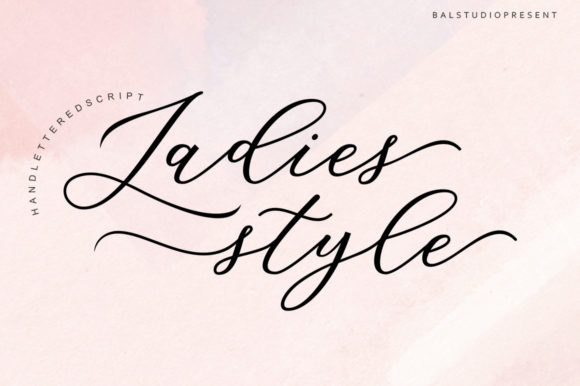 Ladies Style: A Bold Handwritten Font for Branding