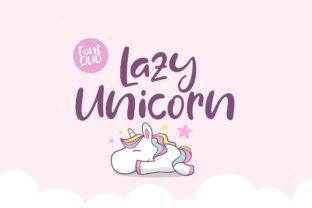 Lazy Unicorn Font: Bold Script for Branding