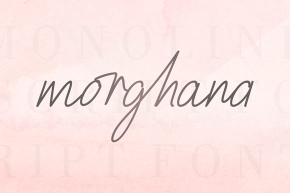 Morghana: The Script Font That Elevates Digital Branding