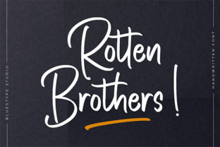 Rotten Brothers: A Script Font for Bold Campaigns