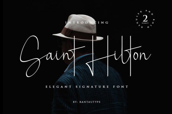 Saint Hilton: A Script Font for Elegant Editorial Design
