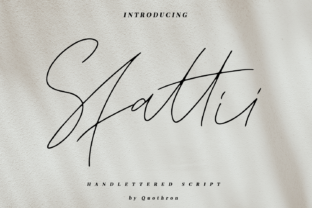 Sfattii: A Modern Script Font for Web Design