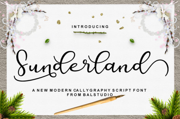 Sunderland Font: A Playful Typeface for Branding