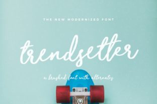 Trendsetter: A Handwritten Font for Makers