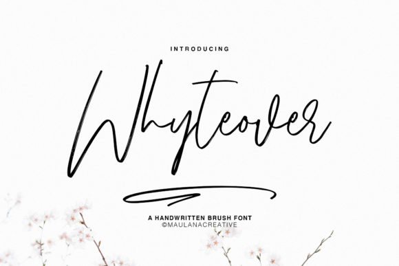 Whyteover: A Script Font for Clear Campaigns