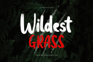 Wildest Grass: A Handwritten Font for Modern Editorial Design